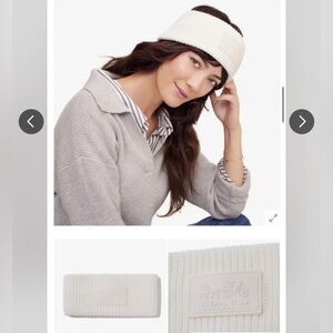 Coach White Knit Headband | NWT Winter Accessory